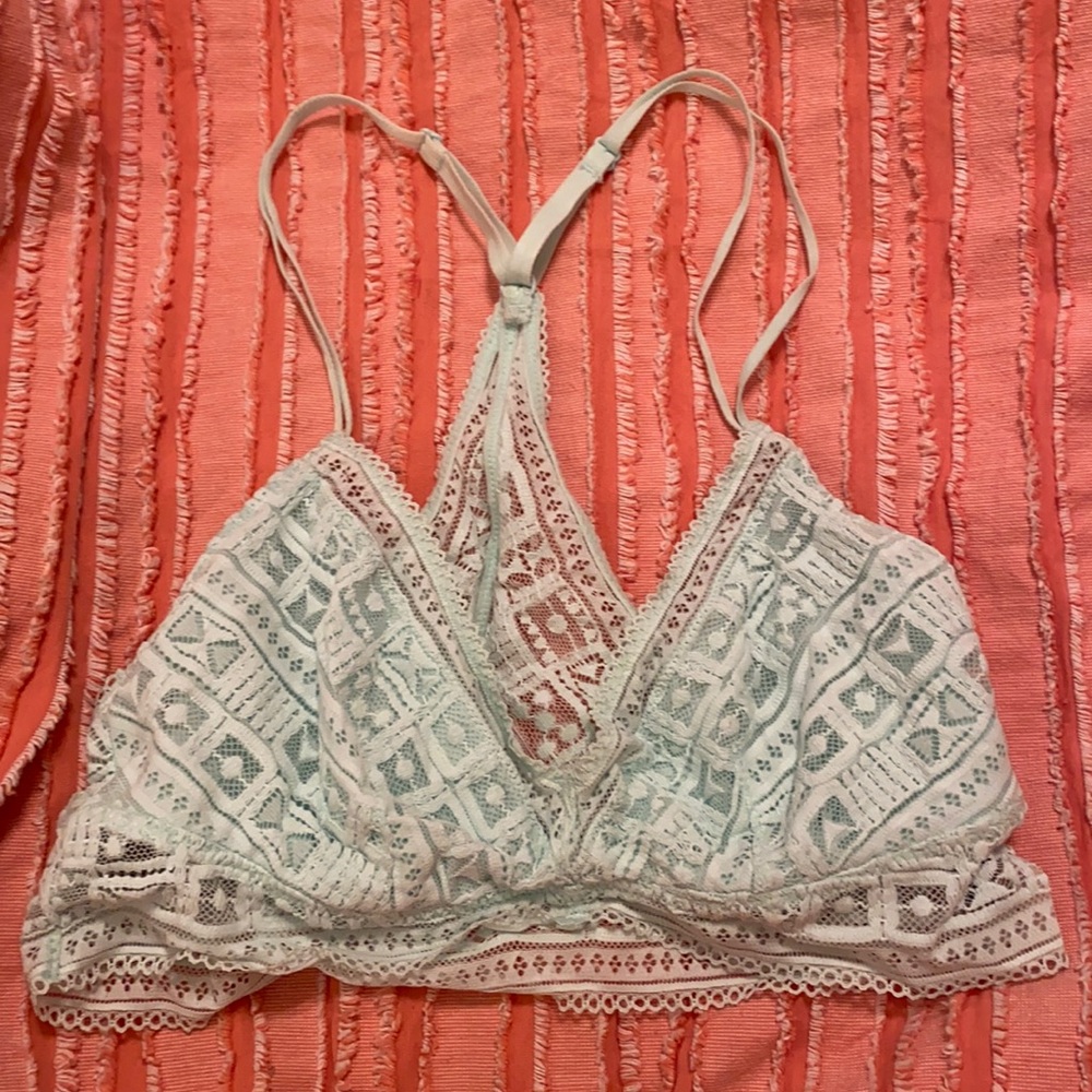 Aerie Mint Green Lace Bralette